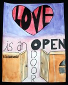 Love is an open door