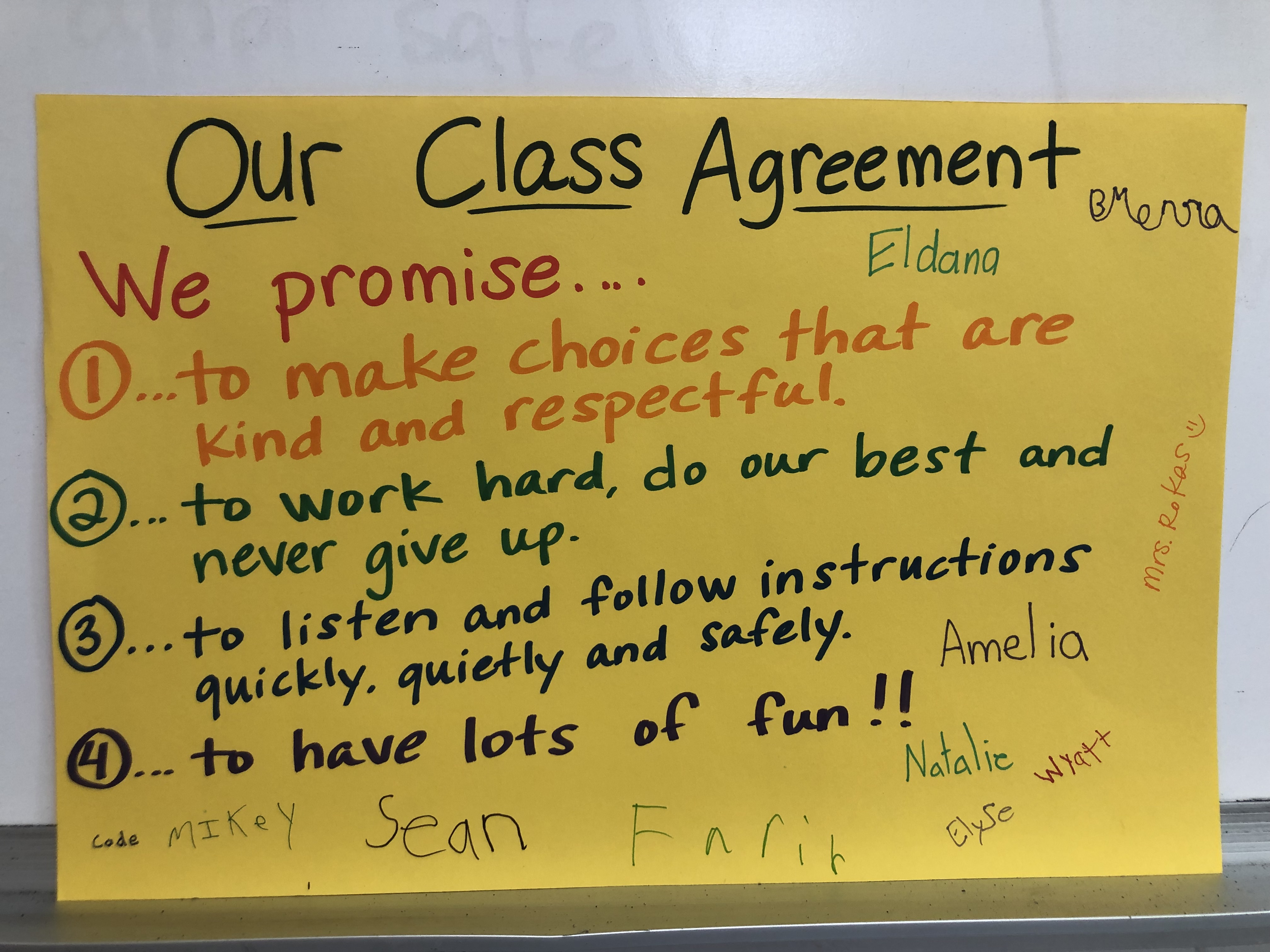 Class Agreements – FRIDAY BLOG